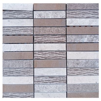 Immagine di MOSAICO MARMO PLUTONE SURFACES PATCH 2 30X30 CM SP.10 MM