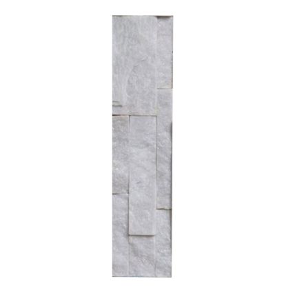 Immagine di RIVESTIMENTO PIETRA NATURALE SCAGLIA BIANCA 15x60 CM SPESSORE 20 MM BEB