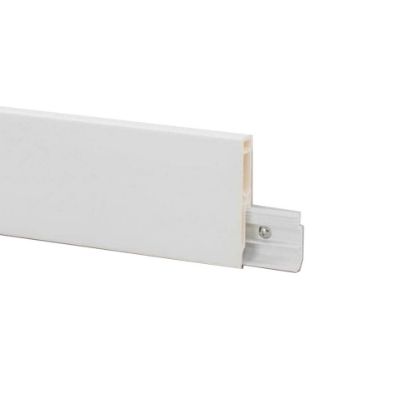 Immagine di BATTISCOPA PVC LINE 8613 DEC. 96 BIANCO 2500x70x16 MM PROFILPAS