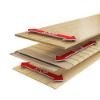 Immagine di PARQUET IN LEGNO CAPPUCCINO 3-STRIP LACCATO ROVERE CREMA PLANCIA 20,7x220 CM SPESSORE 14 MM BARLINEK
