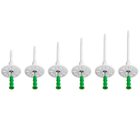 Immagine di TASSELLO PER CAPPOTTO 130 MM CHIODO IN ACCIAIO Ø 8 MM CONFEZIONE 200 PZ STAMPLAST