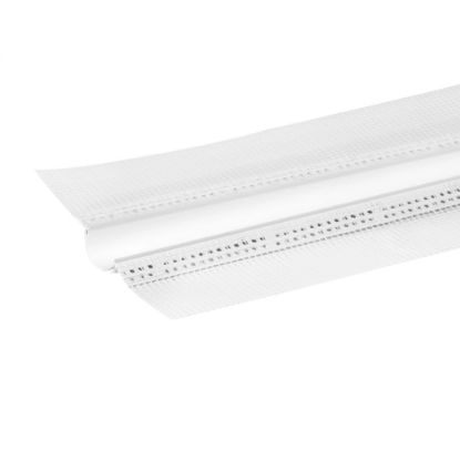 Immagine di PROFILO GIUNTO DILATAZIONE CON RETE IN FIBRA DI VETRO TERMOSALDATA PER PARETE LUNGHEZZA 2,5 MT