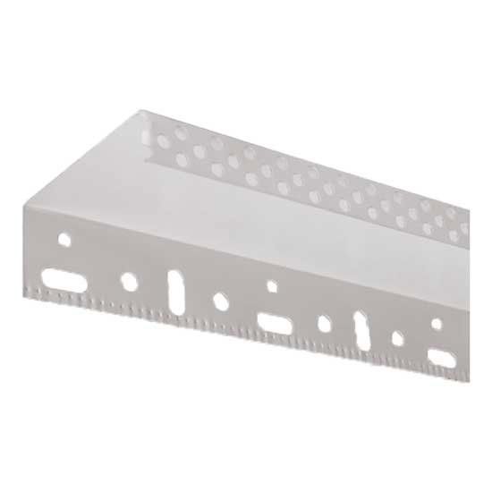 Immagine di PROFILO DI CHIUSURA VERTICALE E ORIZZONTALE 100 MM ALLUMINIO VERNICIATO LUNGHEZZA 2,5 MT