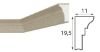 Immagine di CORNICE PER MARCAPIANO PER ESTERNI 110x195 MM LUNGHEZZA 2 MT MOD.BF9002 BOVELACCI