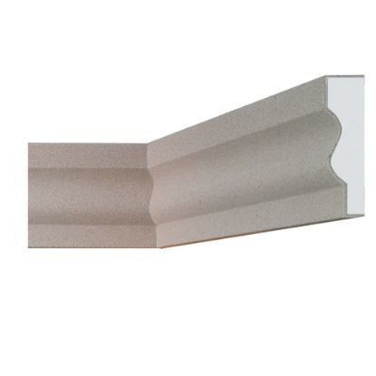Immagine di CORNICE IN POLISTIRENE PER PORTE E FINESTRE PER ESTERNI 40X145 MM LUNGHEZZA 2 MT MOD.BM9011 BOVELACCI
