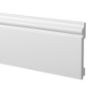 Immagine di BATTISCOPA IN POLIMERO ESTRUSO BIANCO PER INTERNI 15x125 MM LUNGHEZZA 2 MT MOD.NF125 BOVELACCI