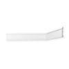 Immagine di BATTISCOPA IN POLIMERO ESTRUSO BIANCO PER INTERNI 15x125 MM LUNGHEZZA 2 MT MOD.NF125 BOVELACCI