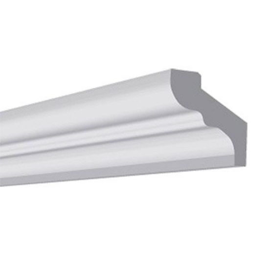 Immagine di CORNICE PER RIFINITURE D INTERNI IN POLISTIRENE 70X80 MM LUNGHEZZA 2 MT MOD.I785 BOVELACCI