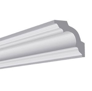 Immagine di CORNICE PER RIFINITURE D INTERNI IN POLISTIRENE 80X80 MM LUNGHEZZA 2 MT MOD.I780 BOVELACCI