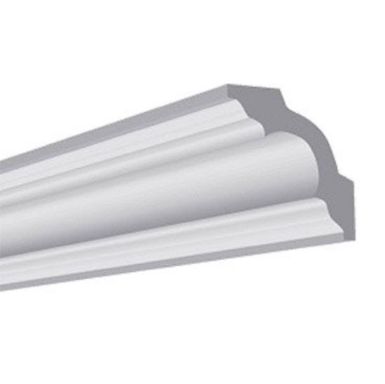 Immagine di CORNICE PER RIFINITURE D INTERNI IN POLISTIRENE 80X80 MM LUNGHEZZA 2 MT MOD.I780 BOVELACCI