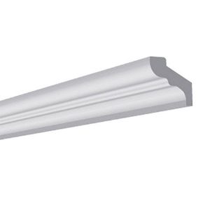 Immagine di CORNICE PER RIFINITURE D INTERNI IN POLISTIRENE 40X50 MM LUNGHEZZA 2 MT MOD.I755 BOVELACCI