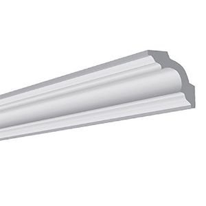 Immagine di CORNICE PER RIFINITURE D INTERNI IN POLISTIRENE 50X50 MM LUNGHEZZA 2 MT MOD.I750 BOVELACCI