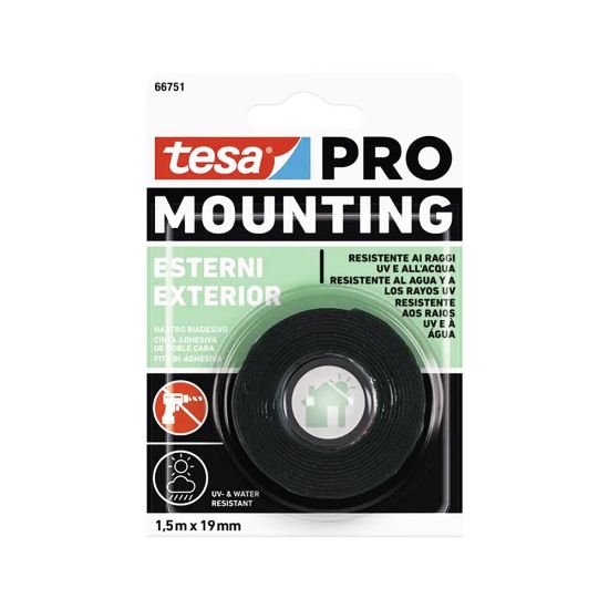 Immagine di NASTRO BIADESIVO FORTE PER ESTERNI ROTOLO 150 CM