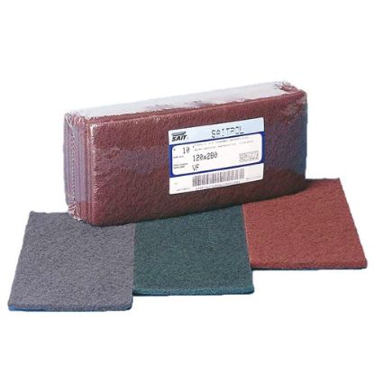 Immagine di PANNO ABRASIVO-FOGLI (120X280 MM ) VF (VERY FINE) ROSSO CONFEZIONE DA 10 PZ SAIT