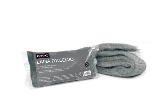 Immagine di LANA D ACCIAO GRANA FINA CONFEZIONE GR.90 ART.0274 PERFETTO