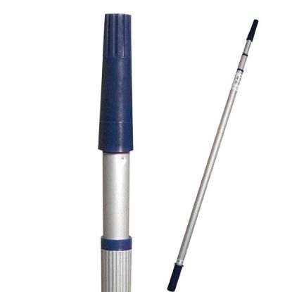 Immagine di ASTA TELESCOPICA FERRO PER RULLI 4 MT CINGHIALE