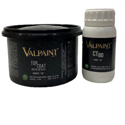 Immagine di FINITURA KIT TOP COAT AR70 OPACO + CT80 ( KG 1) VALPAINT