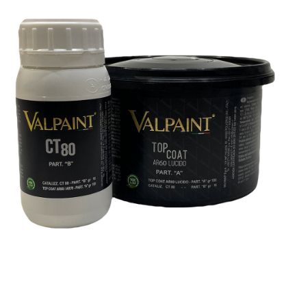 Immagine di FINITURA KIT TOP COAT AR60 LUCIDO + CT80 ( KG 1) VALPAINT