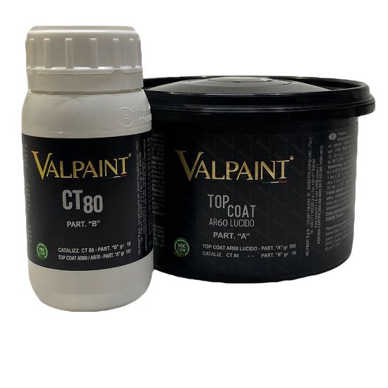 Immagine di FINITURA KIT TOP COAT AR60 LUCIDO + CT80 ( KG 1) VALPAINT