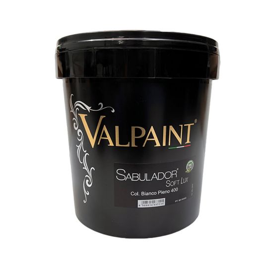 Immagine di DECORATIVO SABULADOR SOFT BIANCO PIENO 400 2,5 LT INTERNI VALPAINT