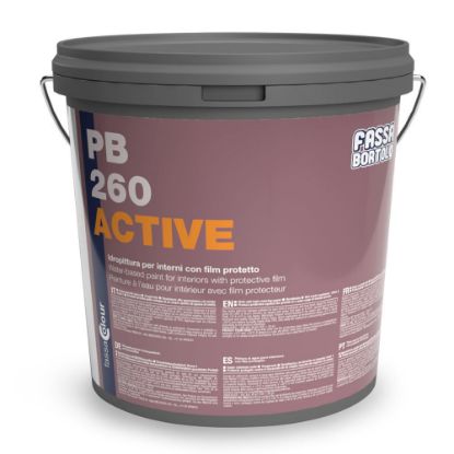 Immagine di IDROPITTURA PB260 ACTIVE BIANCO 5 LT ANTIMUFFA FASSA