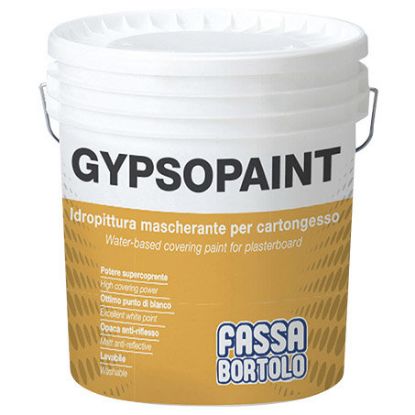 Immagine di IDROPITTURA GYPSOPAINT BIANCO 14 LT MASCHERANTE FASSA