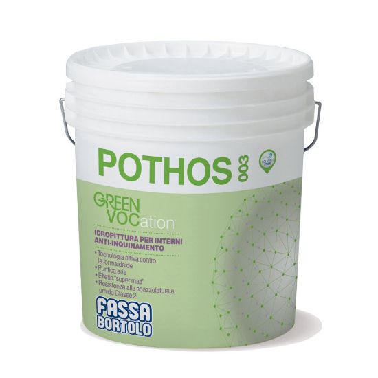 Immagine di IDROPITTURA POTHOS 003 BIANCO 10 LT ANTI-INQUINAMENTO FASSA