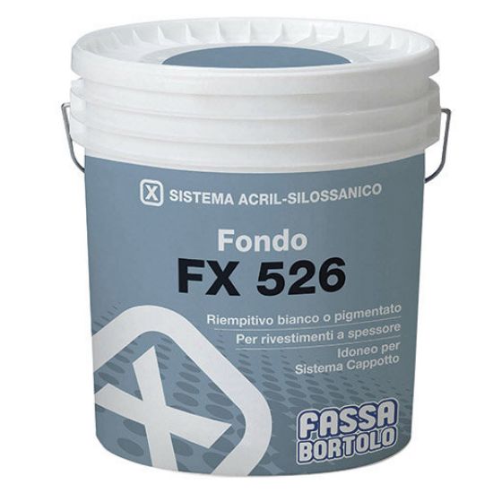 Immagine di FONDO RIEMPITIVO FX526 PASTEL 5 LT FASSA ACRIL-SILOSSANICO