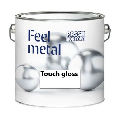 Immagine di SMALTO ALL ACQUA FEEL METAL TOUCH GLOSS BIANCO/PASTEL 2,50 LT FASSA