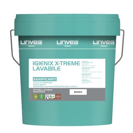 Immagine di LAVABILE ANTIMUFFA IGIENIX X-TREME BIANCO 1 LT LINVEA