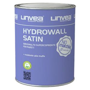 Immagine di SMALTO MURALE HYDROWALL SATIN BIANCO/PASTEL 10 LT BASE P LINVEA
