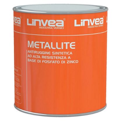 Immagine di ANTIRUGGINE SINTETICA METALLITE GRIGIO LT 2,50 LINVEA