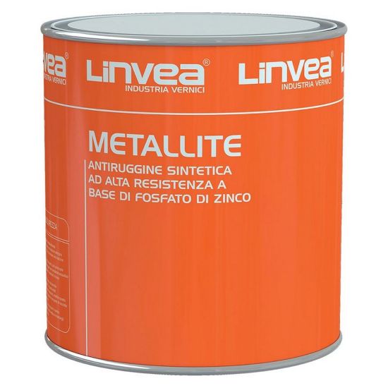 Immagine di ANTIRUGGINE SINTETICA METALLITE GRIGIO LT 2,50 LINVEA