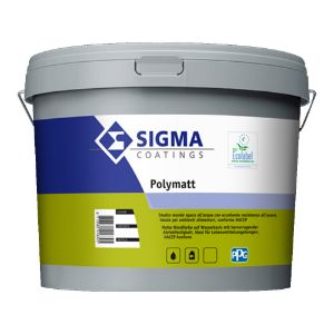 Immagine di SMALTO MURALE POLYMATT 10 LT BASE ZN COLORATO PPG SIGMA
