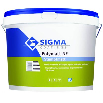 Immagine di SMALTO MURALE POLYMATT NF 1 LT BASE ZN COLORATO PPG SIGMA