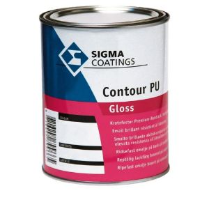 Immagine di SMALTO AL SOLVENTE CONTOUR PU GLOSS 1 LT BIANCO PPG SIGMA