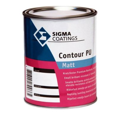 Immagine di SMALTO AL SOLVENTE CONTOUR PU MATT 0,79 LT BASE ZX PPG SIGMA
