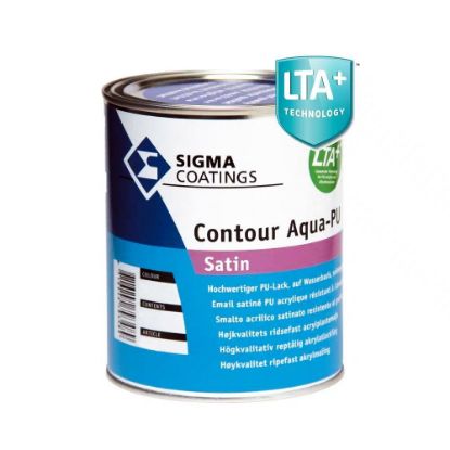 Immagine di SMALTO ALL'ACQUA CONTOUR AQ-PU SAT 0,925 LT BASE DN PPG SIGMA