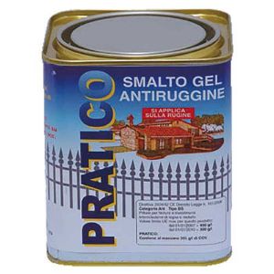 Immagine di SMALTO GEL ANTIRUGGINE NERO GRAFITE MICACEO 0,75 LT TWENTE PAINTS