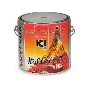 Immagine di ANTIRUGGINE SINTETICO COVEROX ROSSA 2,5 LT ITALCOVER
