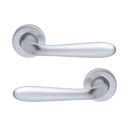 Immagine di MANIGLIA KAROL TONDA CROMO SATINATA