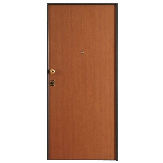 Immagine di PORTONE BLINDATO SENZA CONTROTELAIO 1 ANTA DX CL.3 2100X900 MM RIV.INT/EST.TANGANICA MEDIO CON FERRAMENTA BRONZO PD