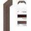 Immagine di MODULO TELAIO LUCIANA IN PVC REGOLABILE CM 9/11 ROVERE TORTORA H.220