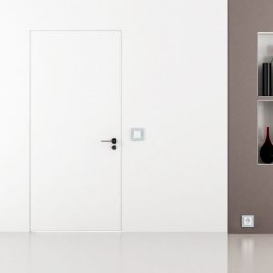 Immagine di PORTA BATTENTE FILO MURO REVERSIBILE CIECA LISCIA 90x210x4,5 CM DA TINTEGGIARE REVERSIBILE (SENZA MANIGLIA)