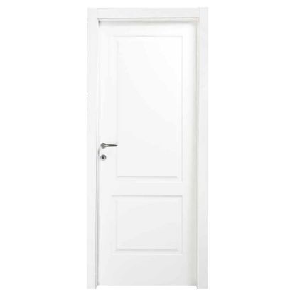 Immagine di PORTA DISEGNO BATTENTE LACCATA COLORE BIANCO MOD.C MISURA 80X210X10/12 CM REVERSIBILE (SENZA MANIGLIA)