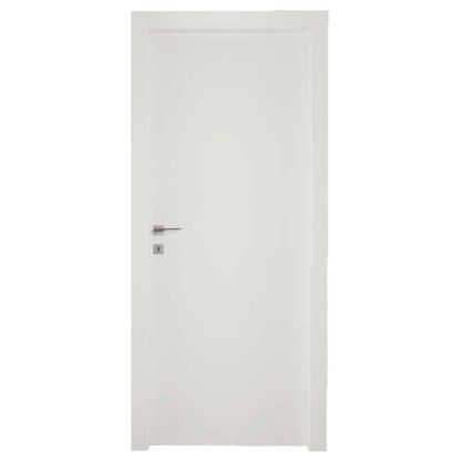 Immagine di PORTA NEWPORT BATTENTE LACCATA COLORE GHIACCIO MOD.A MISURA 80X210X10/12 CM REVERSIBILE (SENZA MANIGLIA)