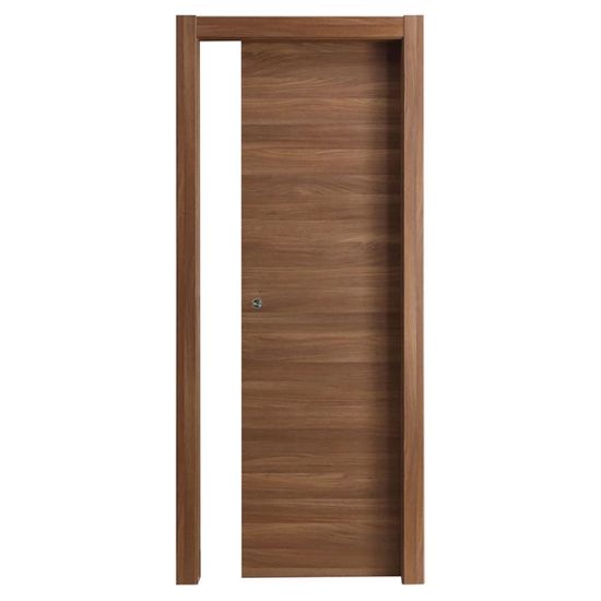 Immagine di PORTA EASY SCORREVOLE INTERNO COGNAC MISURA 70x210x10/12 CM REVERSIBILE