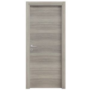 Immagine di PORTA MICROTEC ROVERE GRIGIO BATTENTE MISURA 90x210x10/12 CM REVERSIBILE (SENZA MANIGLIA)