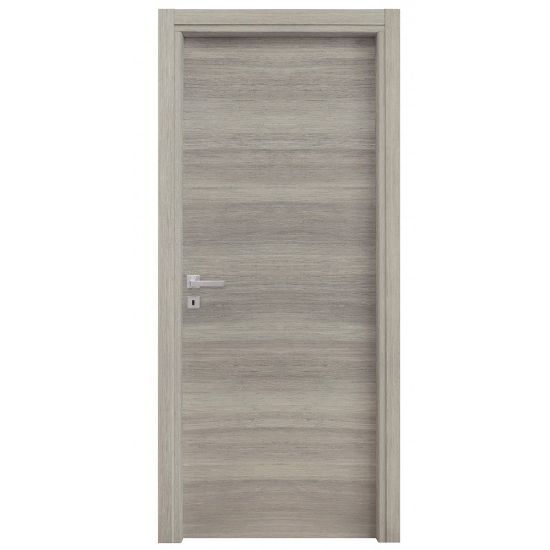 Immagine di PORTA MICROTEC ROVERE GRIGIO BATTENTE MISURA 90x210x10/12 CM REVERSIBILE (SENZA MANIGLIA)