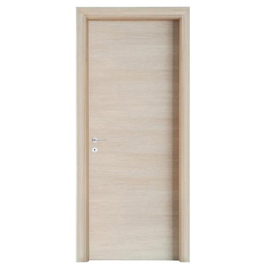 Immagine di PORTA MICROTEC ROVERE SBIANCATO BATTENTE MISURA 210X80X10/12 CM REVERSIBILE (SENZA MANIGLIA)